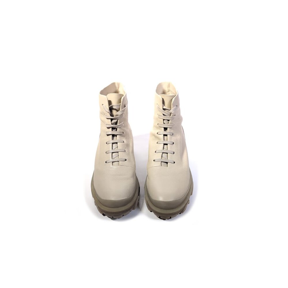 Rag & Bone Boots Beige Leather Womens Size 11 | Eur 41 Oyster Leather - Picture 4 of 9